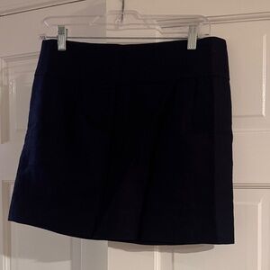 J. Crew Dark Blue Cotton skirt